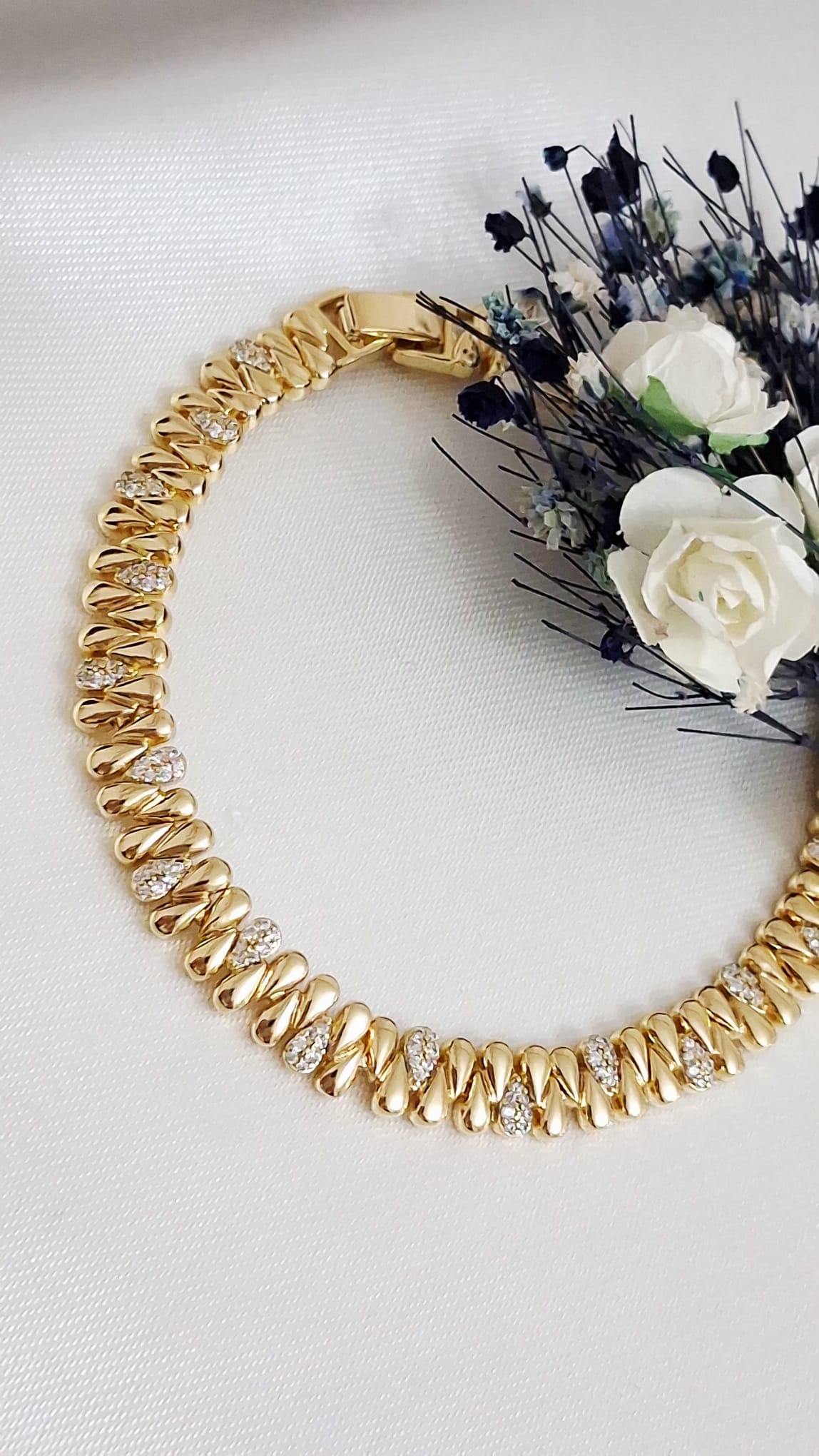 XUPING Bileklik - Damla ve Zirkon Taş Detaylı